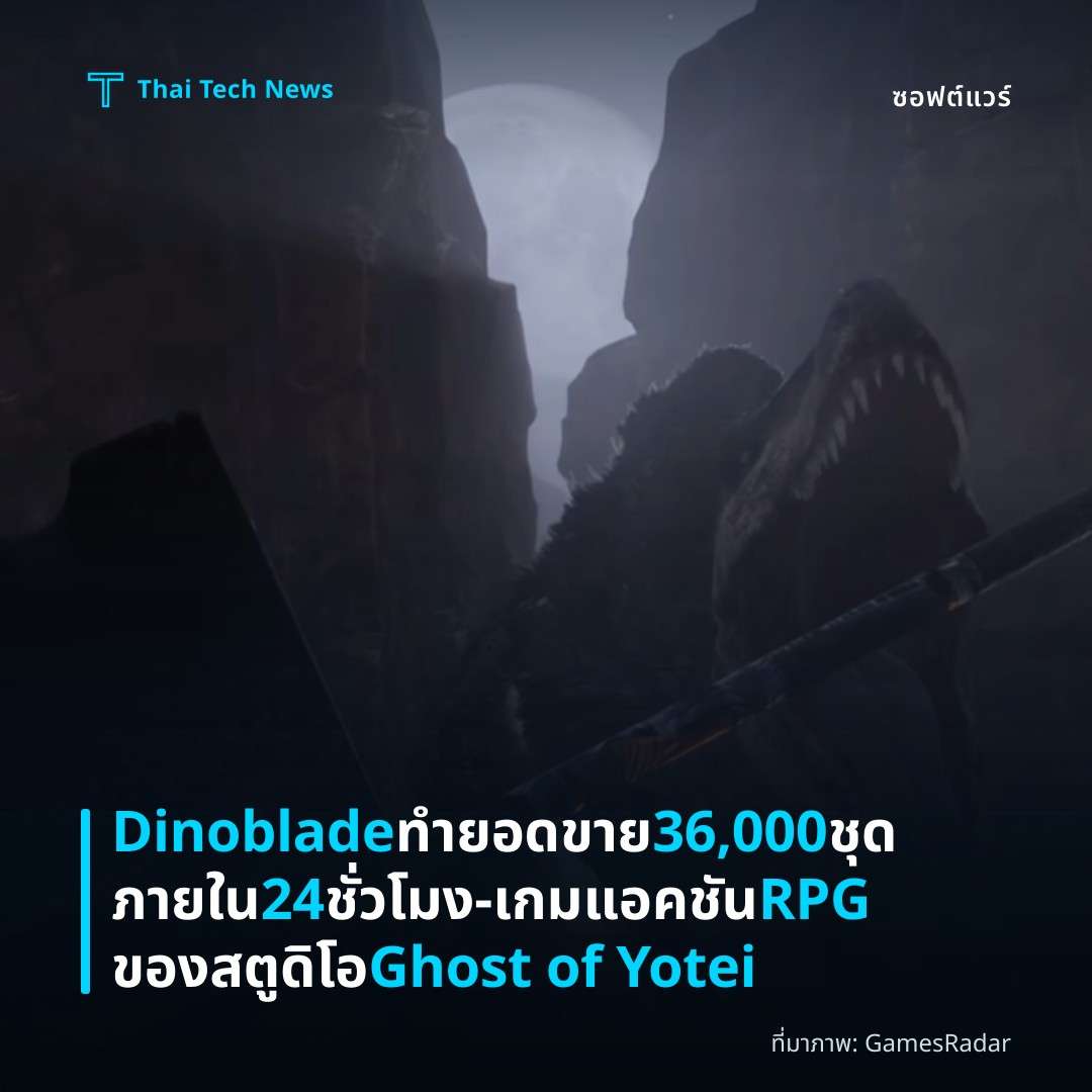 Dinoblade ทำยอดขาย 36,000 ชุดภายใน 24 ชั่วโมง – เกมแอคชัน RPG ของสตูดิโอ Ghost of Yotei
