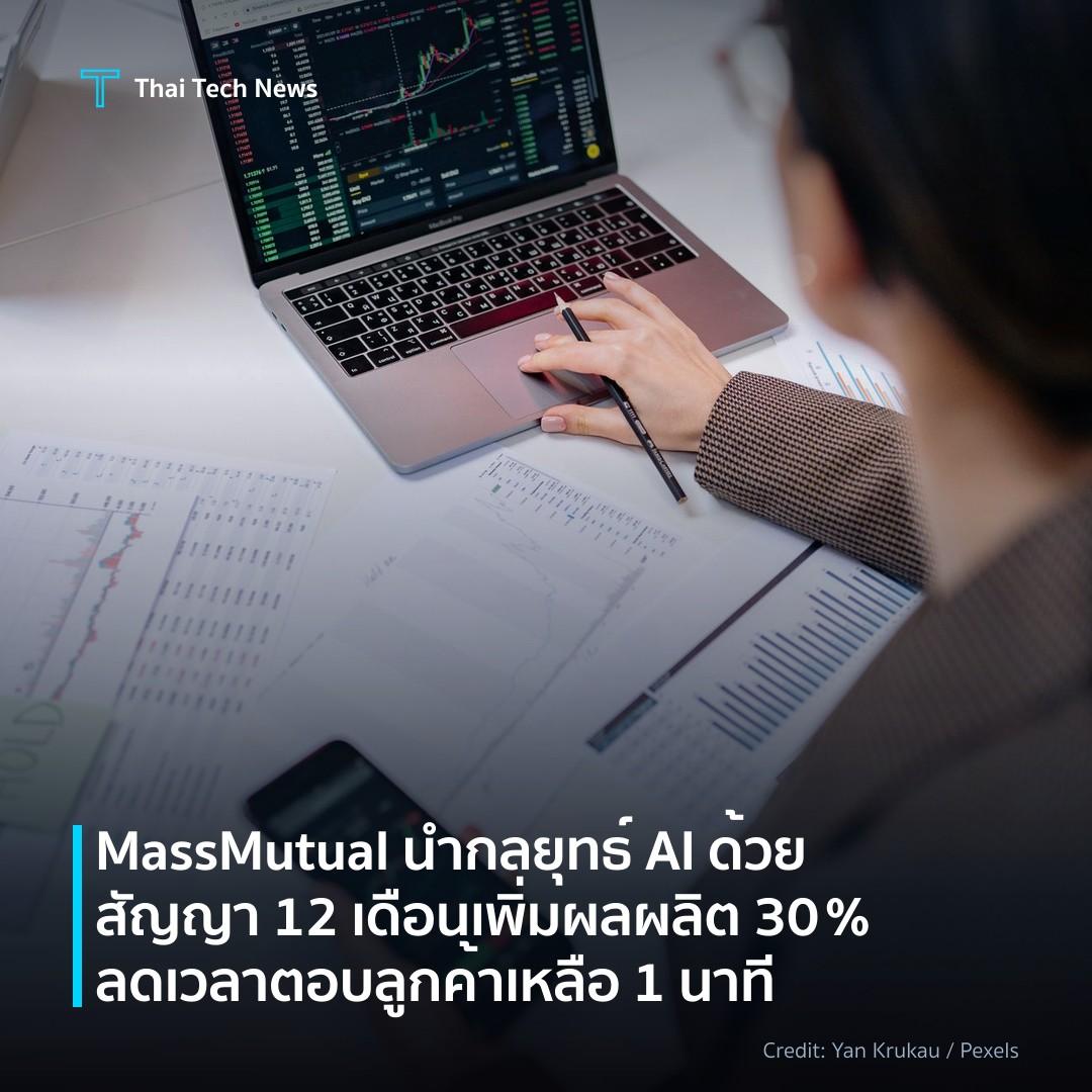 MassMutual นำกลยุทธ์ AI ด้วยสัญญา 12 เดือน เพิ่มผลผลิต 30…