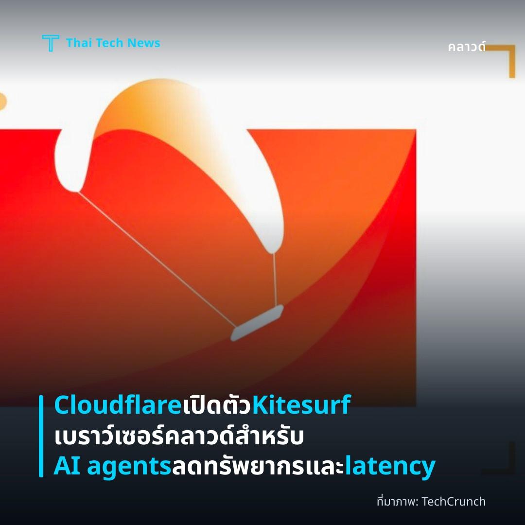 Cloudflare เปิดตัว Kitesurf เบราว์เซอร์คลาวด์สำหรับ AI agents ลดทรัพยากรและ latency