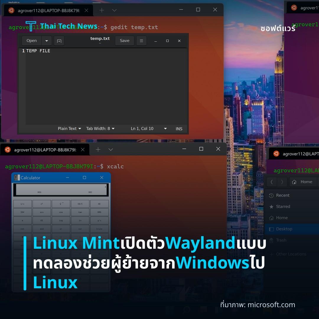Linux Mint เปิดตัว Wayland แบบทดลอง ช่วยผู้ย้ายจาก Windows ไป Linux