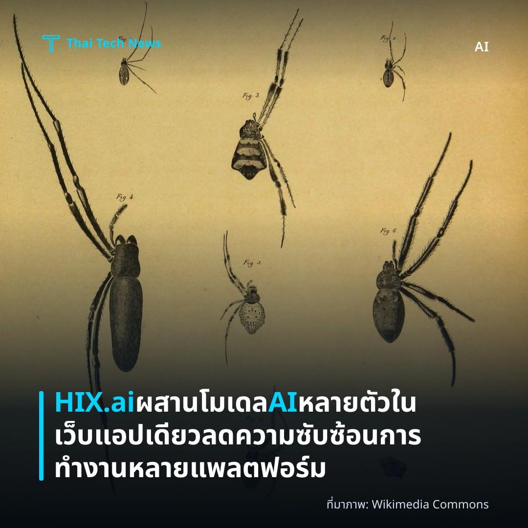 HIX.ai ผสานโมเดล AI หลายตัวในเว็บแอปเดียว ลดความซับซ้อนการทำงานหลายแพลตฟอร์ม