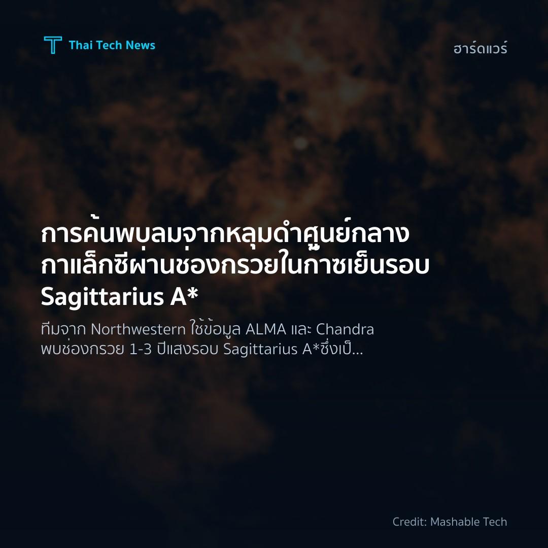 การค้นพบลมจากหลุมดำศูนย์กลางกาแล็กซีผ่านช่องกรวยในก๊าซเย็…