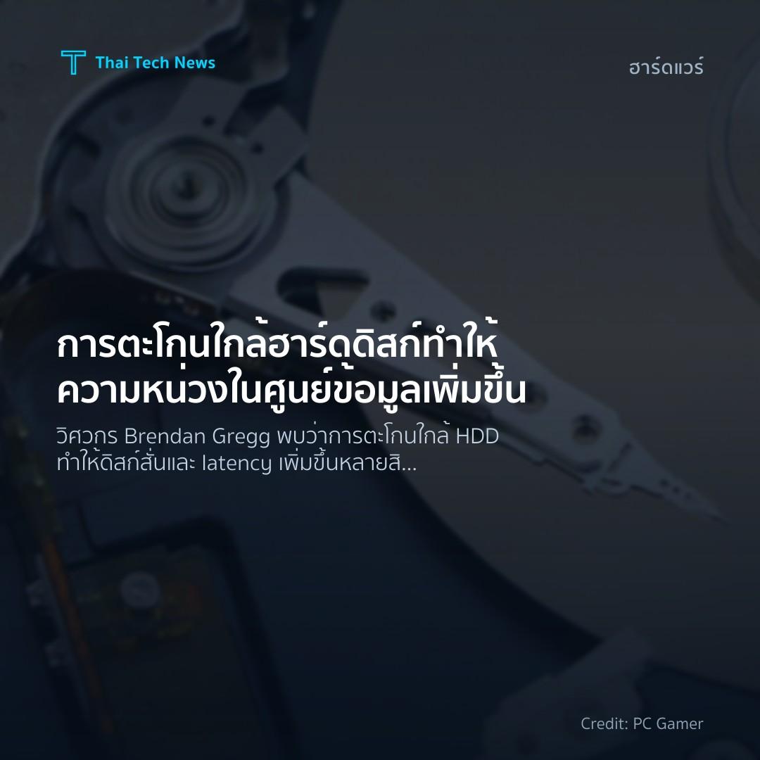 การตะโกนใกล้ฮาร์ดดิสก์ทำให้ความหน่วงในศูนย์ข้อมูลเพิ่มขึ้น