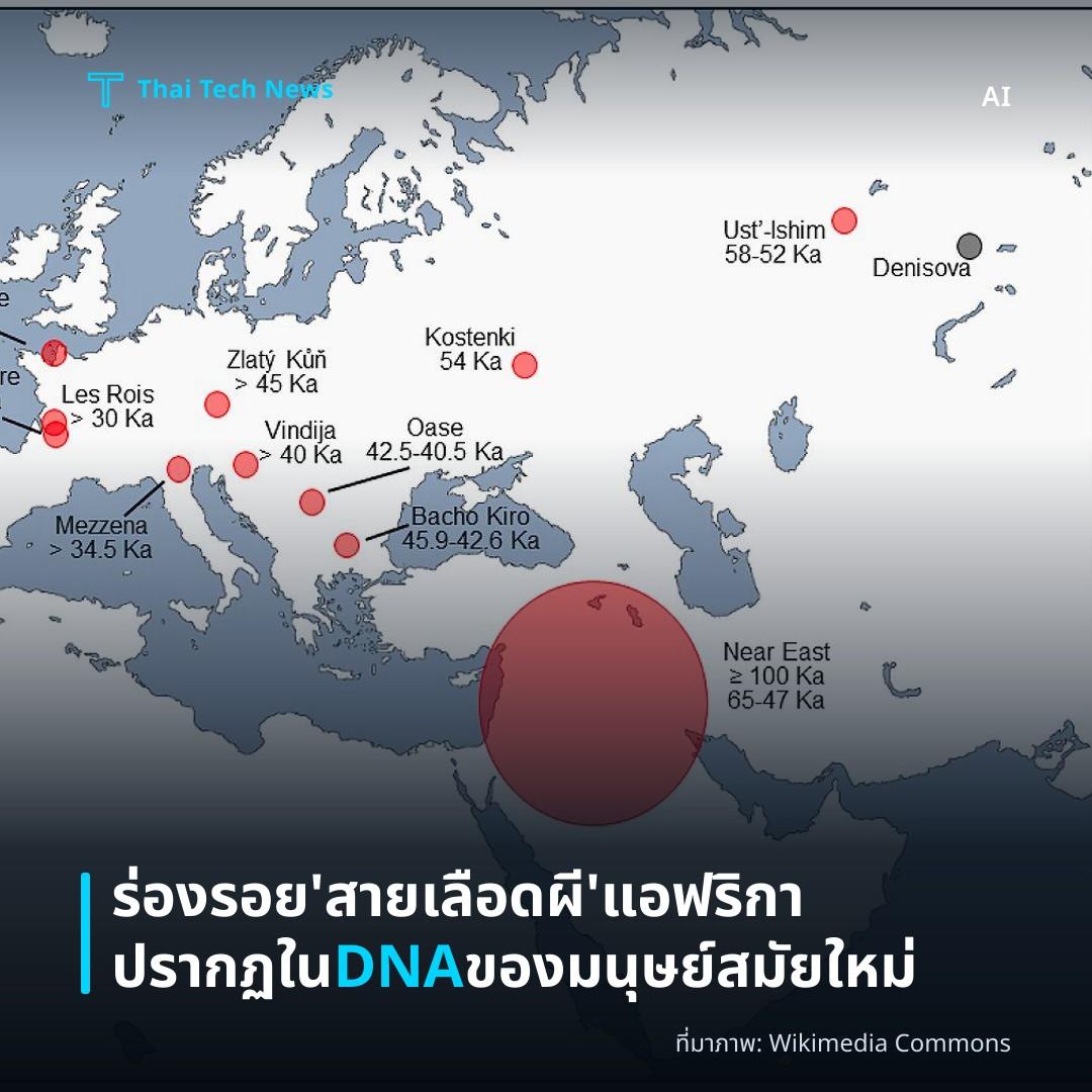 ร่องรอย 'สายเลือดผี' แอฟริกาปรากฏใน DNA ของมนุษย์สมัยใหม่