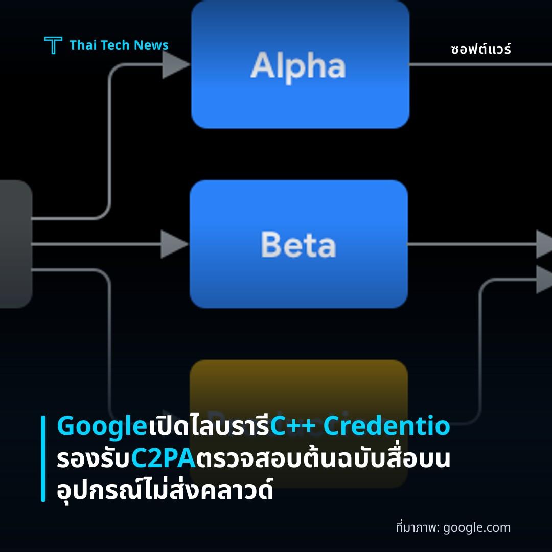 Google เปิดไลบรารี C++ Credentio รองรับ C2PA ตรวจสอบต้นฉบับสื่อบนอุปกรณ์ ไม่ส่งคลาวด์