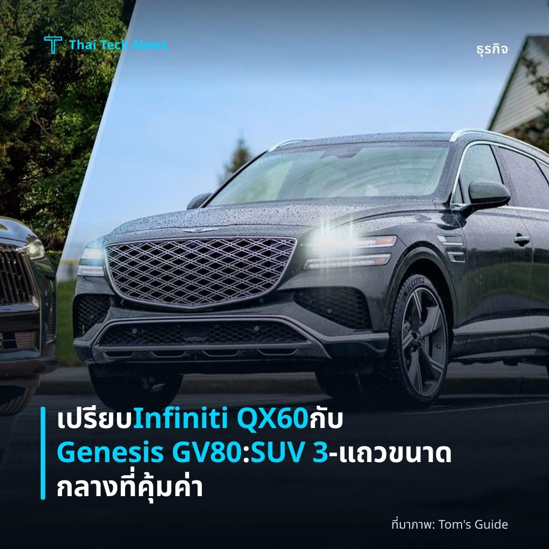 เปรียบ Infiniti QX60 กับ Genesis GV80: SUV 3‑แถวขนาดกลางที่คุ้มค่า