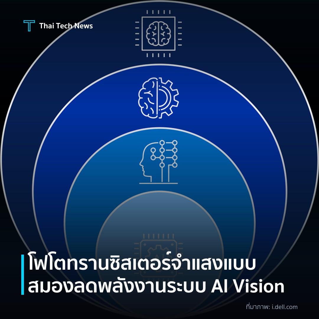 โฟโตทรานซิสเตอร์จำแสงแบบสมอง ลดพลังงานระบบ AI Vision