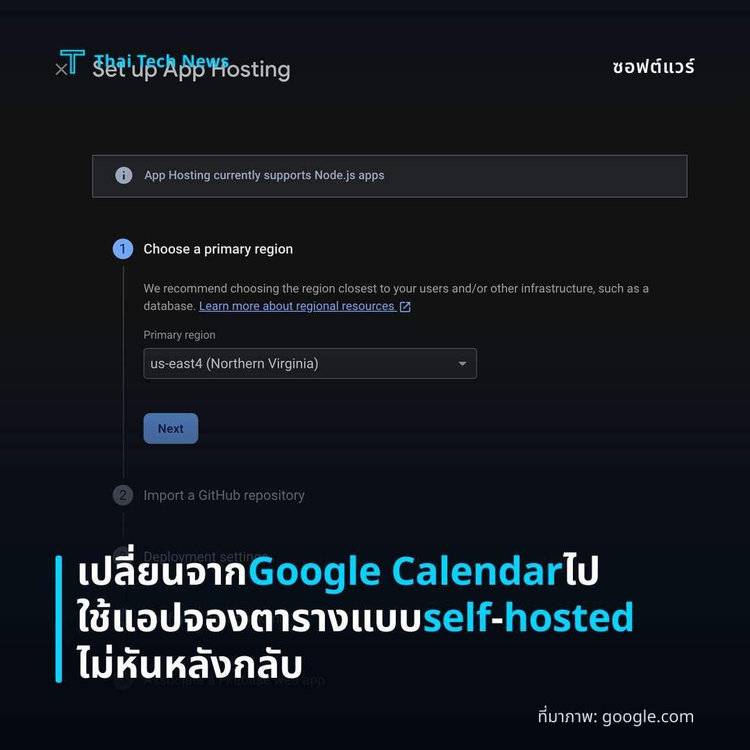 เปลี่ยนจาก Google Calendar ไปใช้แอปจองตารางแบบ self‑hosted ไม่หันหลังกลับ