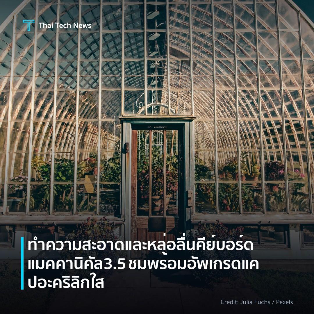 ทำความสะอาดและหล่อลื่นคีย์บอร์ดแมคคานิคัล 3.5 ชม พร้อมอัพเกรดแคปอะคริลิกใส